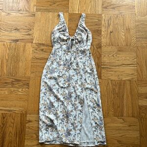 Abercrombie & Fitch Floral Midi Dress with slit